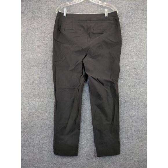 Chico's Womens Pull On Pants Size 1.5 10R Black Rayon Blend - Picture 3 of 12